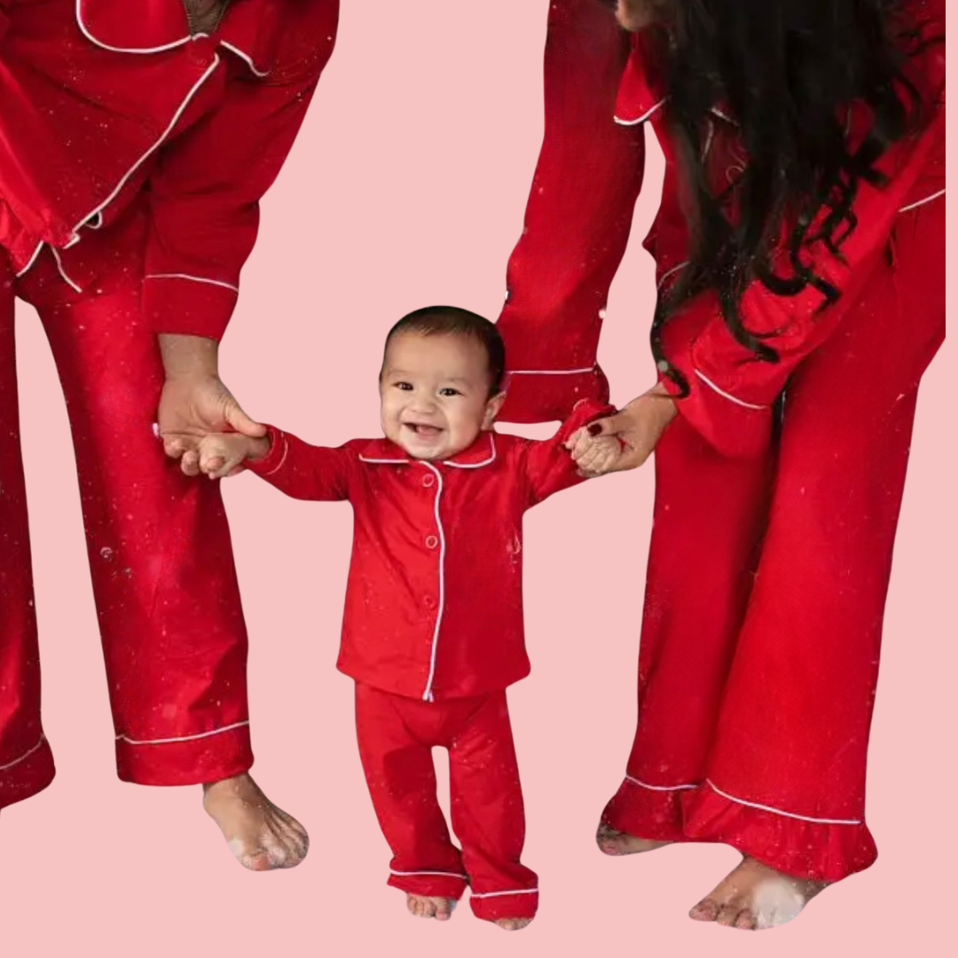 Adult Red Classic Pajama's (Unisex)